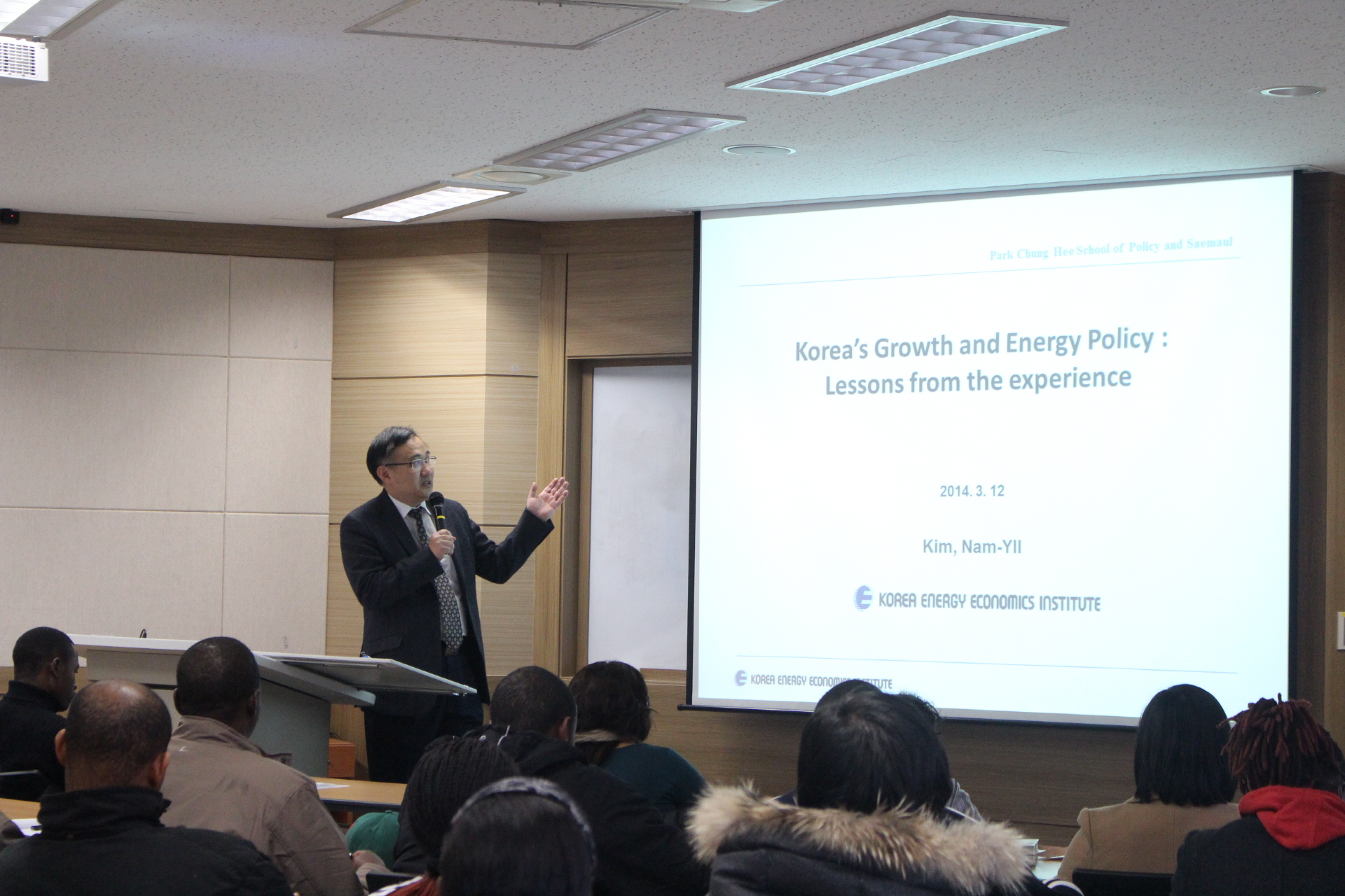 Special Lecture Korea's Growth & Energy Policy