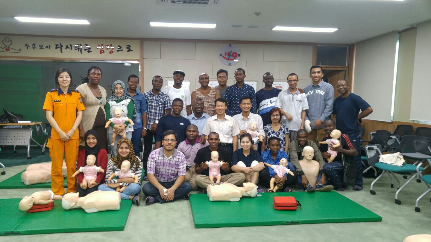 CPR Training Course in Kyungsan Fire Station