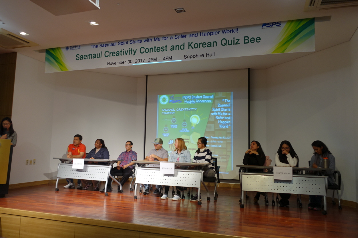 Korean Quiz Bee by Student Council
